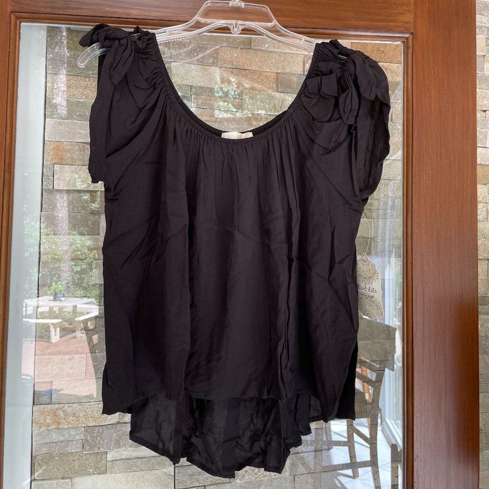 Altar'd State Black Off-the-Shoulder Top
